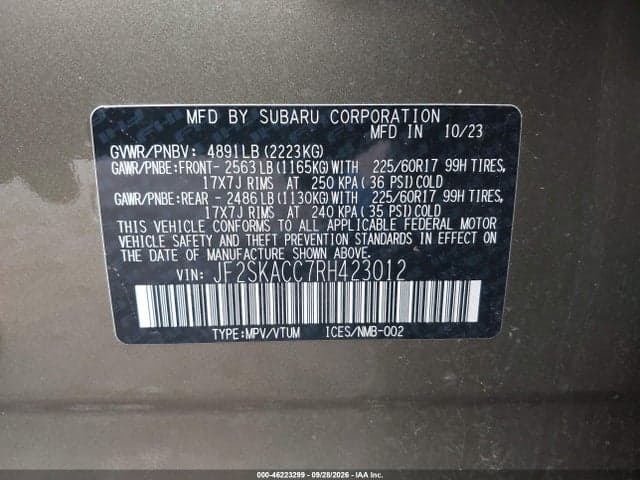 2024 SUBARU FORESTER PREMIUM 9