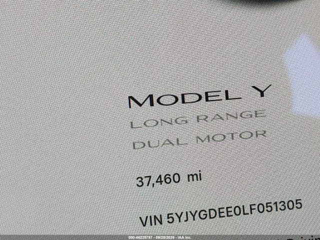 2020 TESLA MODEL Y LONG RANGE DUAL MOTOR ALL-WHEEL DRIVE 16