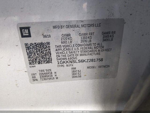 2019 GMC ACADIA SLE-2 9