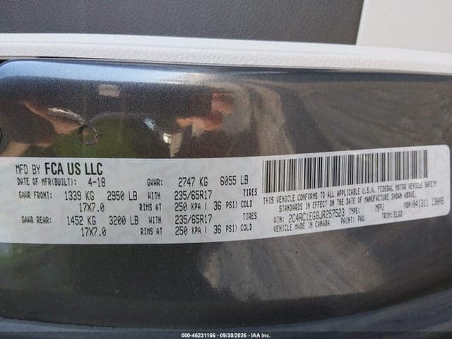 2018 CHRYSLER PACIFICA TOURING L PLUS 9