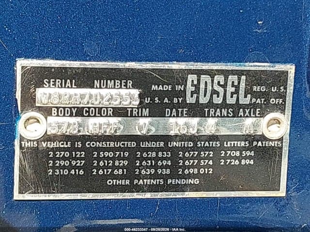 1958 EDSEL PACER 9