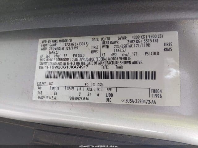2018 FORD TRANSIT-350 9
