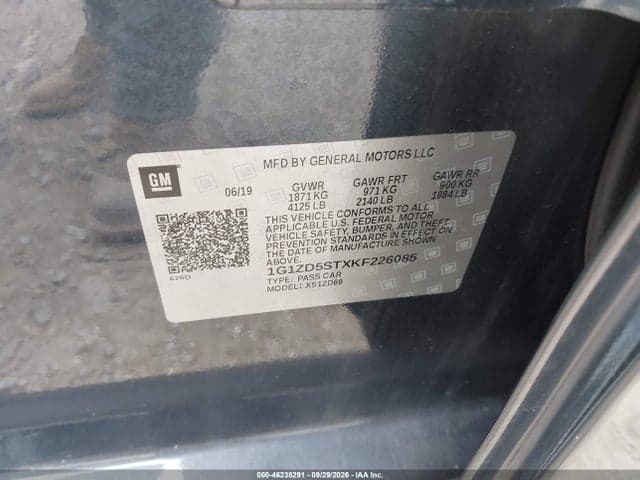 2019 CHEVROLET MALIBU LT 9