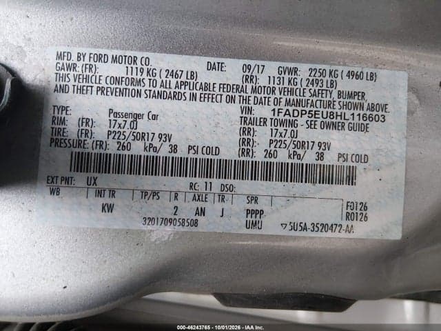 2017 FORD C-MAX ENERGI SE 9