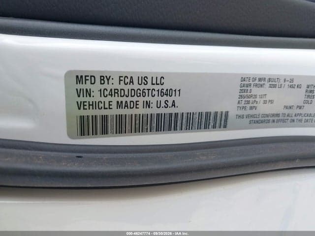 2026 DODGE DURANGO GT AWD 9