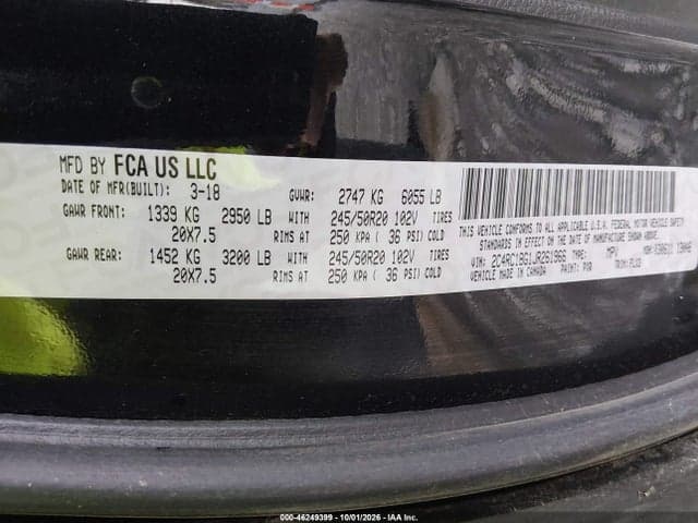 2018 CHRYSLER PACIFICA TOURING L 9