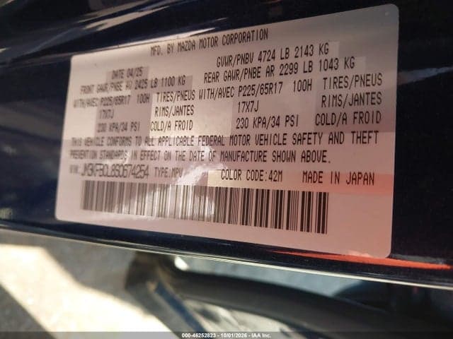 2025 MAZDA CX-5 2.5 S PREFERRED 9