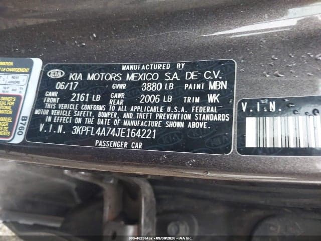 2018 KIA FORTE LX 9