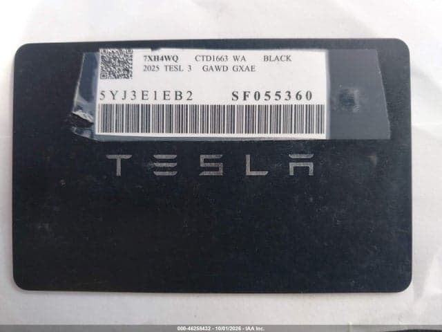 2025 TESLA MODEL 3 LONG RANGE ALL-WHEEL DRIVE 11