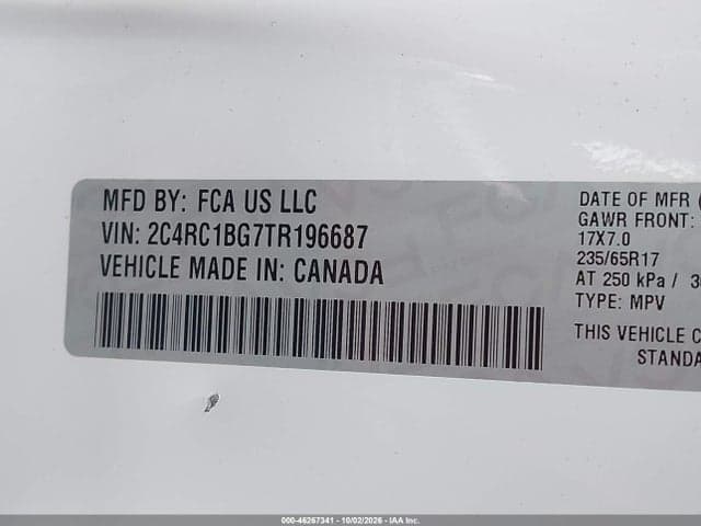 2026 CHRYSLER PACIFICA SELECT 9