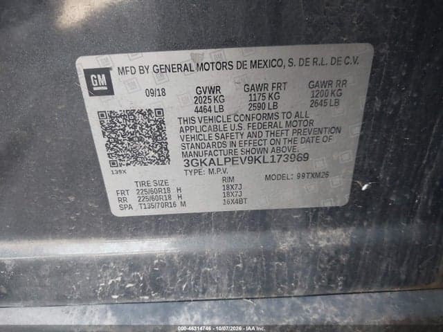 2019 GMC TERRAIN SLT 9