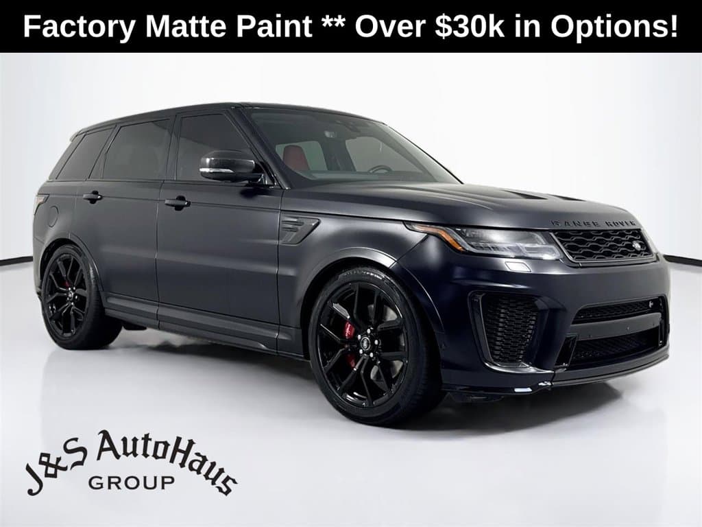 2022 LAND ROVER RANGE ROVER SPORT SVR