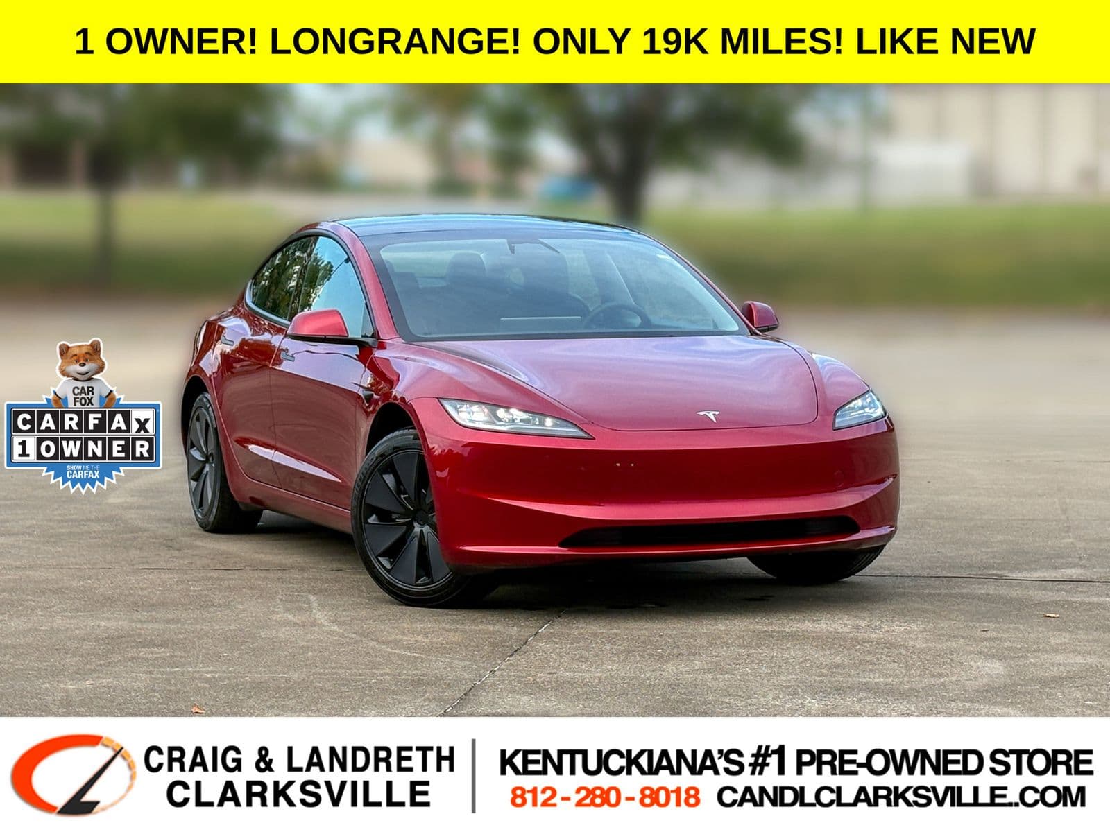 2025 TESLA MODEL 3 LONG Range