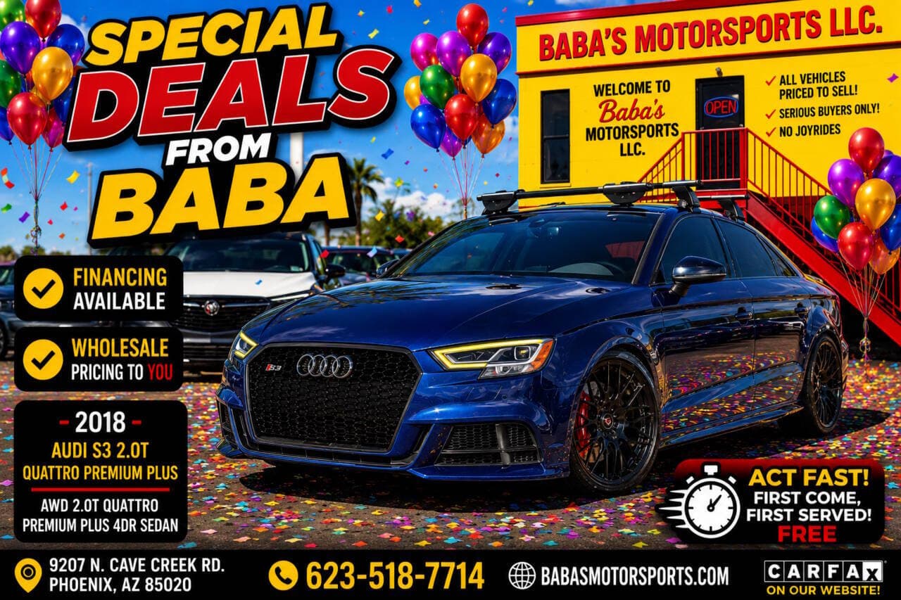 2018 AUDI S3 PREMIUM Plus