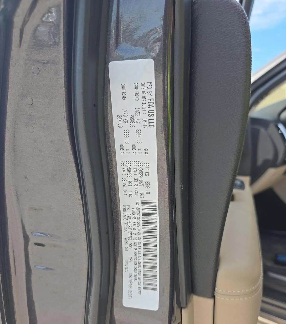 2018 DODGE DURANGO CITADEL 3