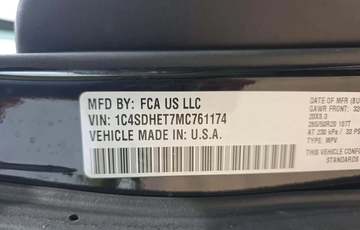 2021 DODGE DURANGO Citadel 3