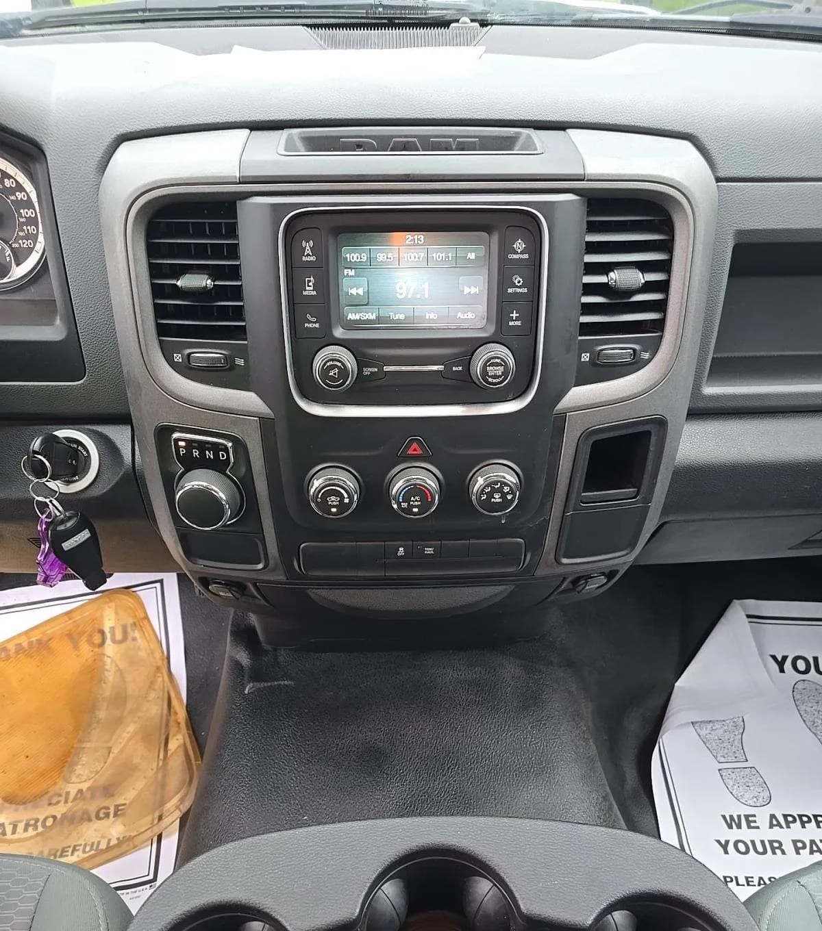 2017 RAM 1500 TRADESMAN EXTENDED CAB MEDIUM BED 7