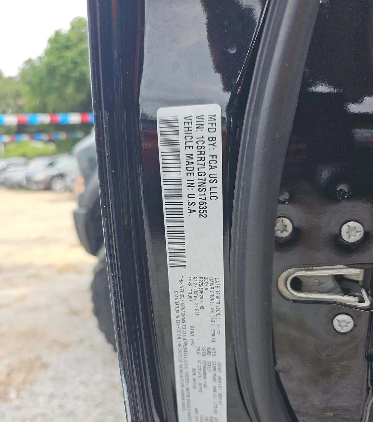 2022 RAM 1500 CLASSIC WARLOCK CREW CAB SHORT BED 3