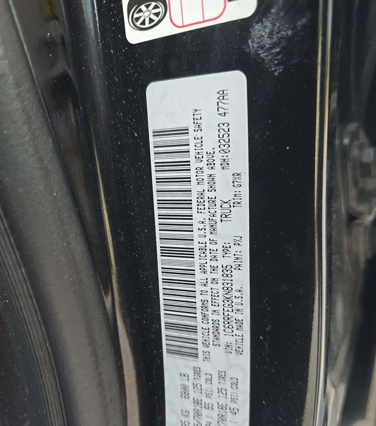 2019 RAM 1500 REBEL EXTENDED CAB MEDIUM BED 3