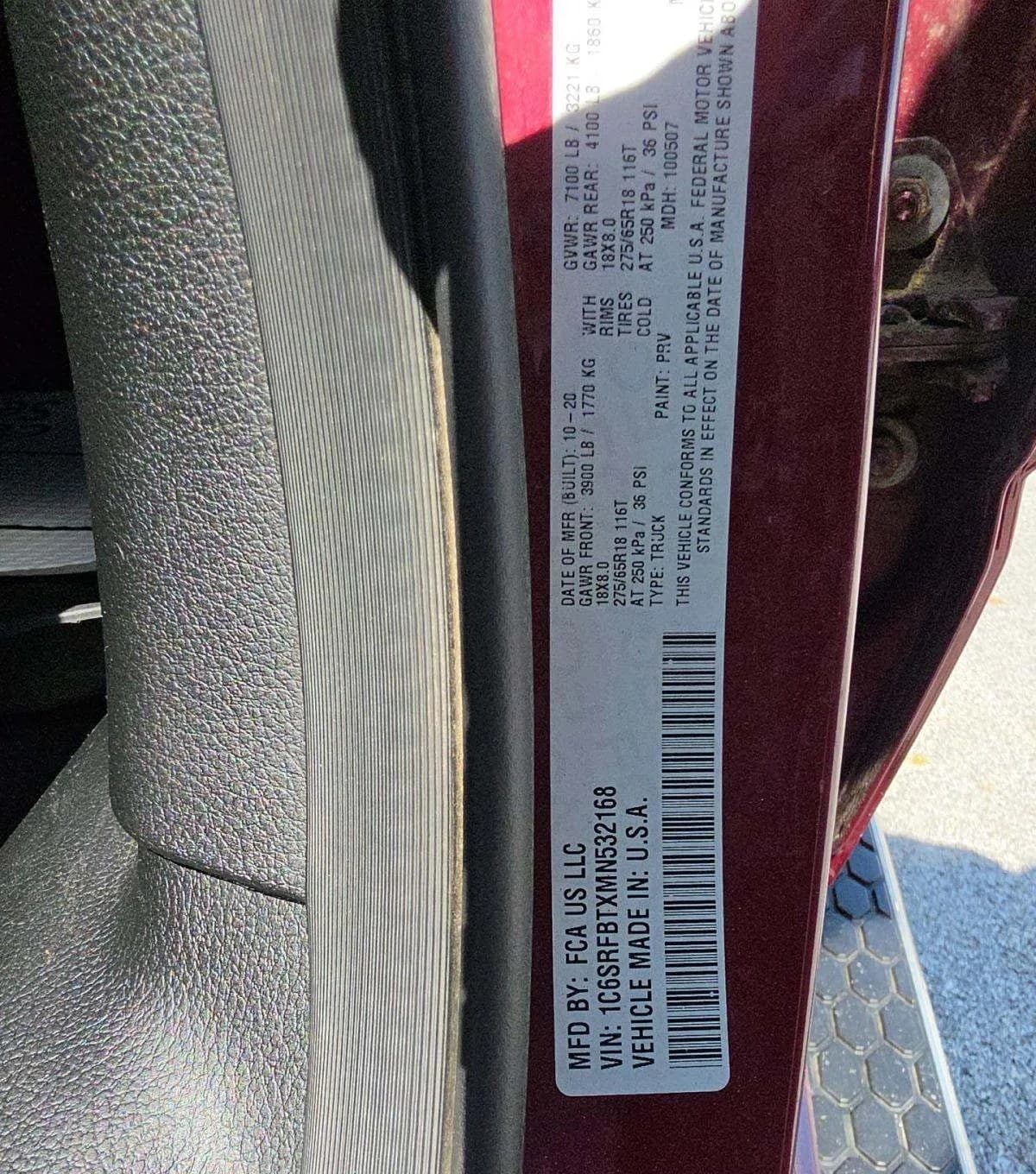 2021 RAM 1500 BIG HORN EXTENDED CAB MEDIUM BED 3