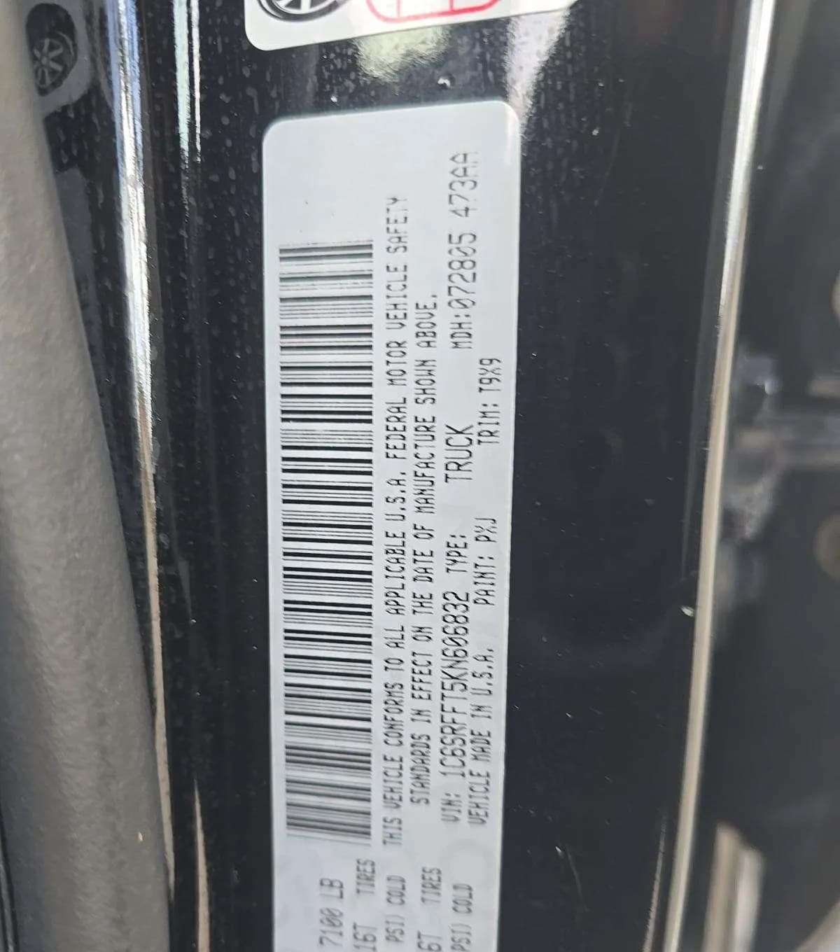 2019 RAM 1500 BIG HORN/LONE STAR CREW CAB SHORT BED 3