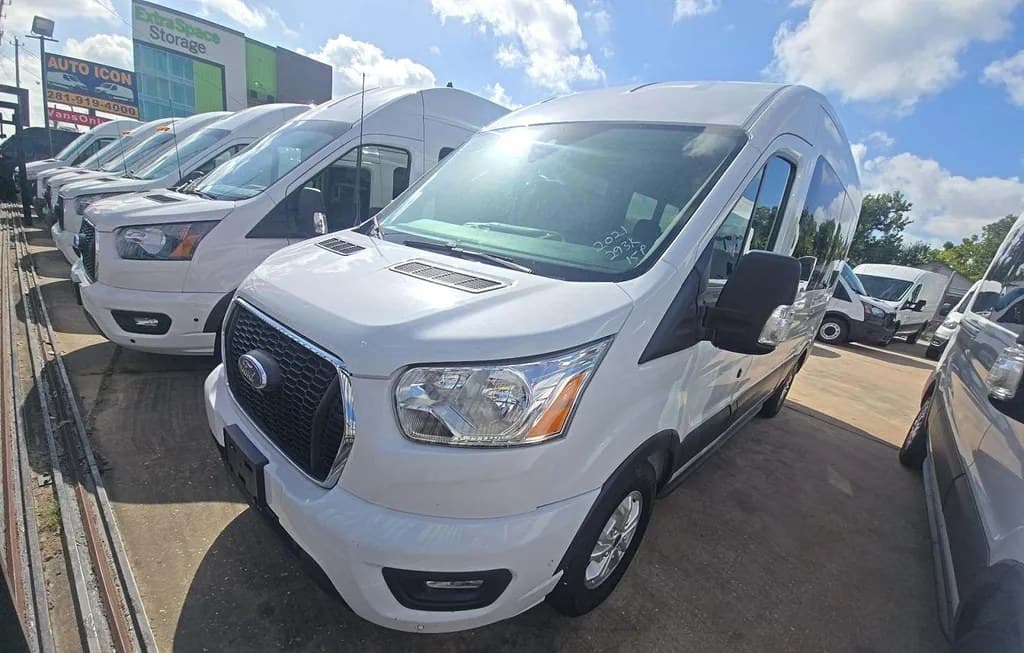 2021 FORD TRANSIT 350 PASSENGER WAGON XLT W/RH SLIDING DOOR MEDIUM ROOF 148.0" WB