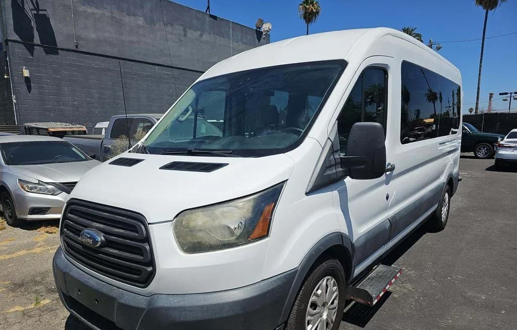 2018 FORD TRANSIT 350 PASSENGER WAGON XL W/RH SLIDING DOOR MEDIUM ROOF 147.6" WB