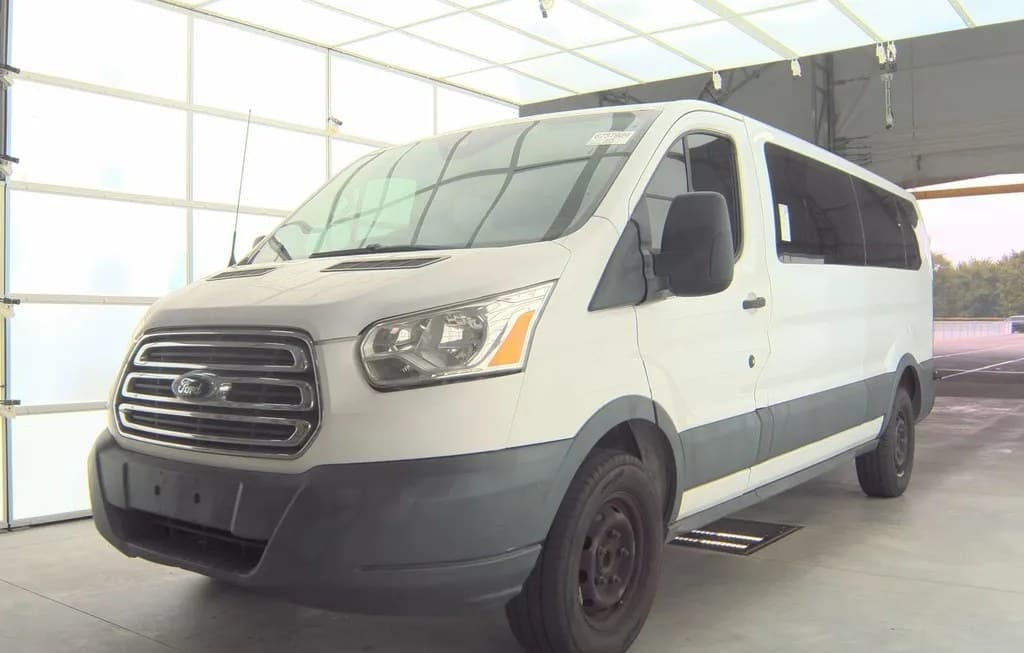 2017 FORD TRANSIT 350 PASSENGER WAGON XLT W/RH SWING-OUT DOORS LOW ROOF 147.6" WB