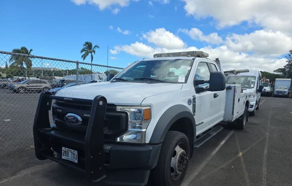 2021 FORD SUPER DUTY F-450 CAB CHASSIS XL EXTENDED CAB W/REAR DOORS DRW