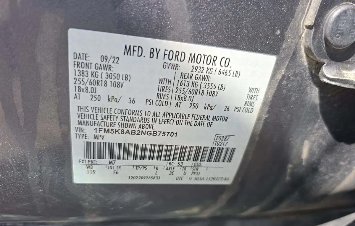 2022 FORD POLICE INTERCEPTOR UTILITY Base 3