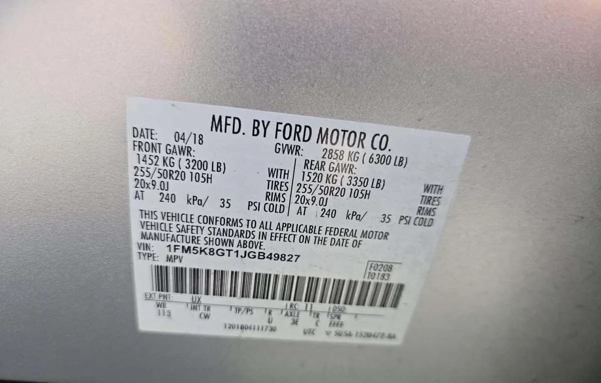 2018 FORD EXPLORER Sport 3