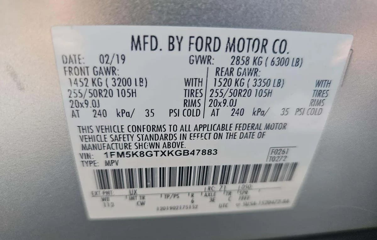 2019 FORD EXPLORER Sport 3