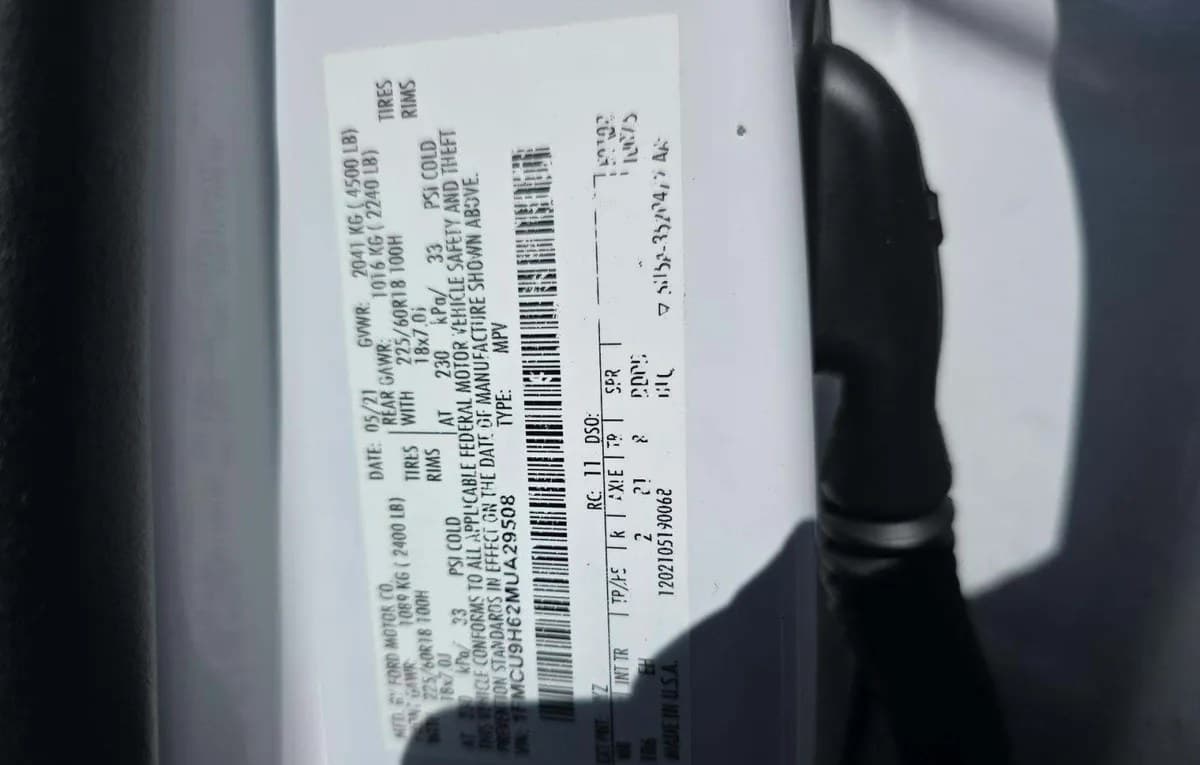 2021 FORD ESCAPE SEL 3