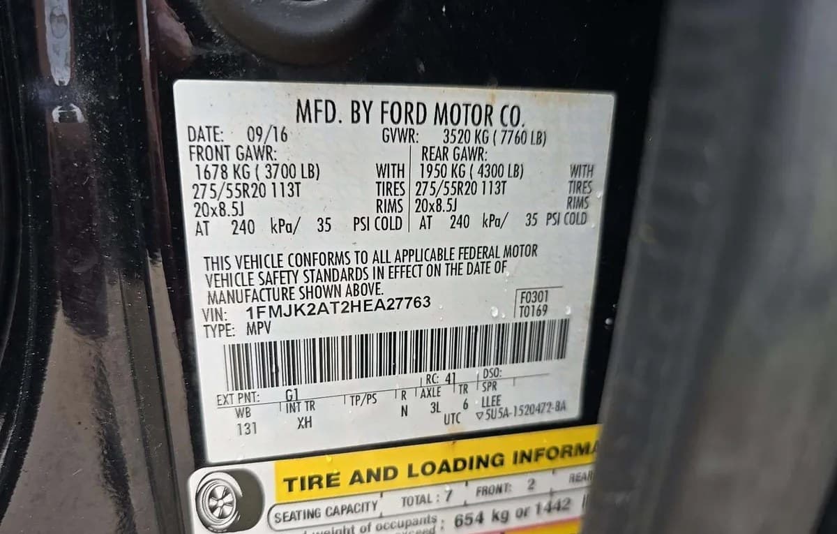 2017 FORD EXPEDITION EL LIMITED 3