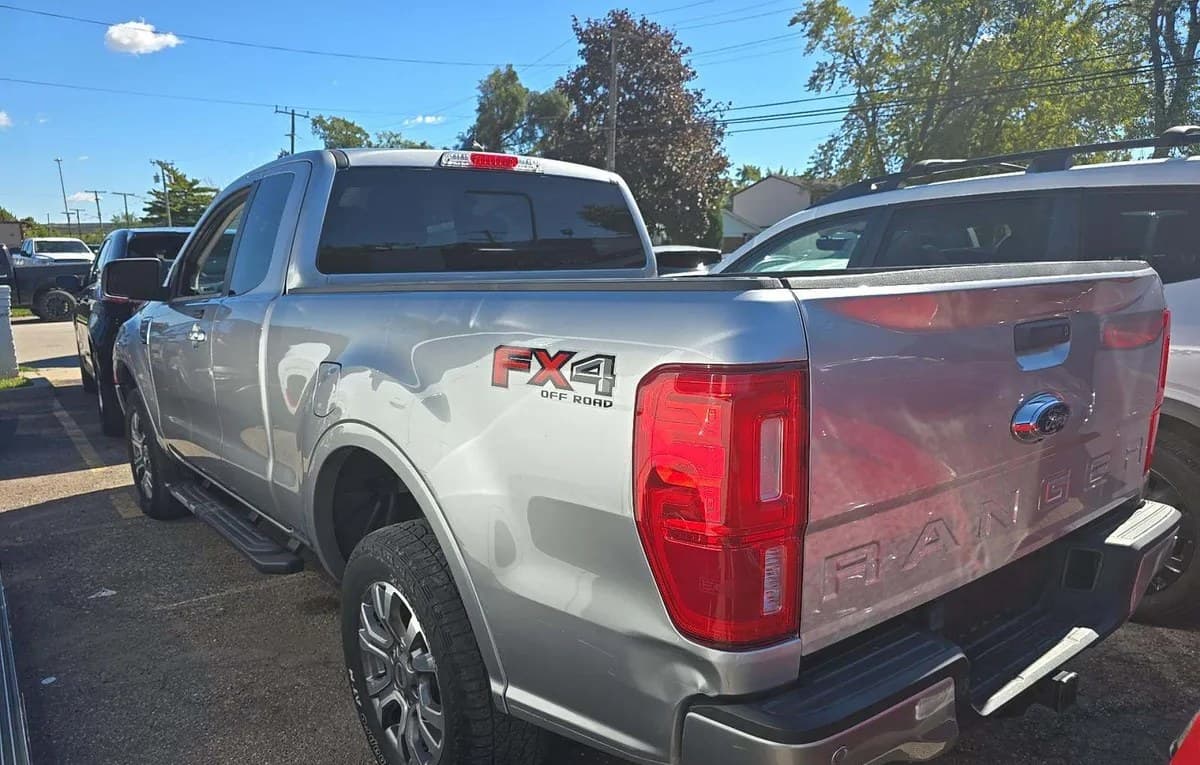 2021 FORD RANGER LARIAT EXTENDED CAB LONG BED W/REAR DOORS 3