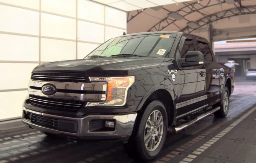 2019 FORD F-150 LARIAT CREW CAB SHORT BED