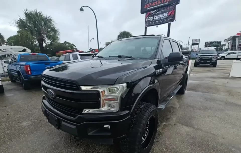 2019 FORD F-150 LARIAT CREW CAB SHORT BED