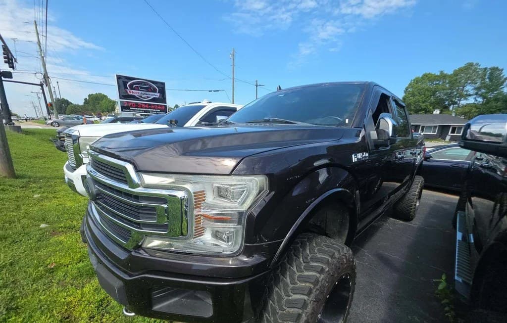 2018 FORD F-150 PLATINUM CREW CAB SHORT BED