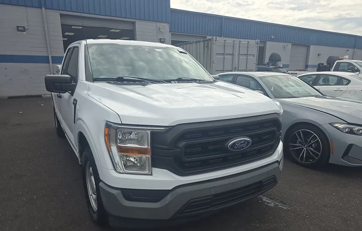 2021 FORD F-150 XL EXTENDED CAB MEDIUM BED W/REAR DOORS 4