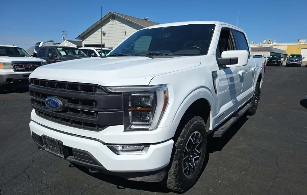 2021 FORD F-150 HYBRID LARIAT CREW CAB SHORT BED