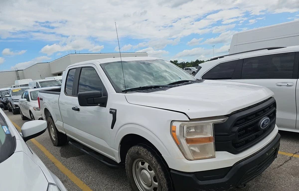 2021 FORD F-150 XL EXTENDED CAB MEDIUM BED W/REAR DOORS 4