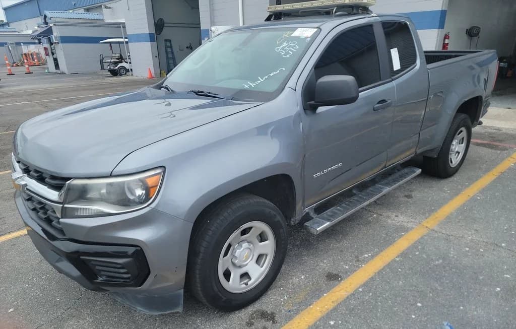 2021 CHEVROLET COLORADO WT EXTENDED CAB LONG BED 2WT W/REAR DOORS