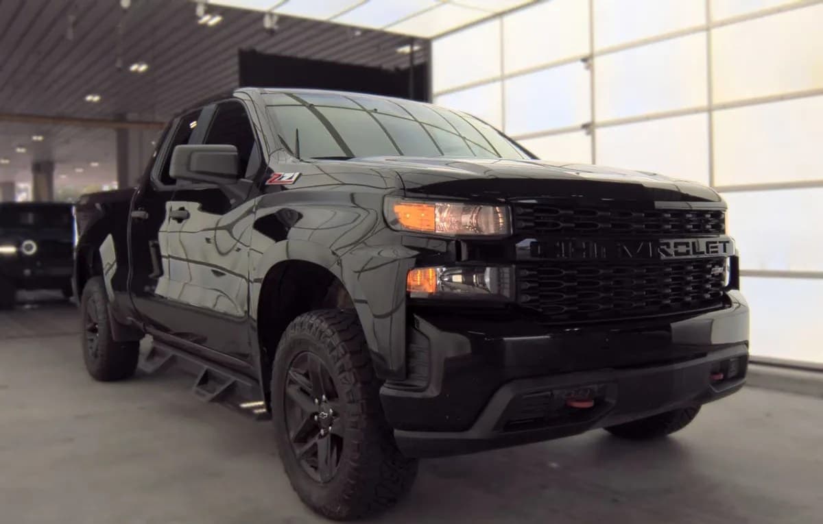2019 CHEVROLET SILVERADO 1500 CUSTOM TRAIL BOSS EXTENDED CAB MEDIUM BED 2CX 4