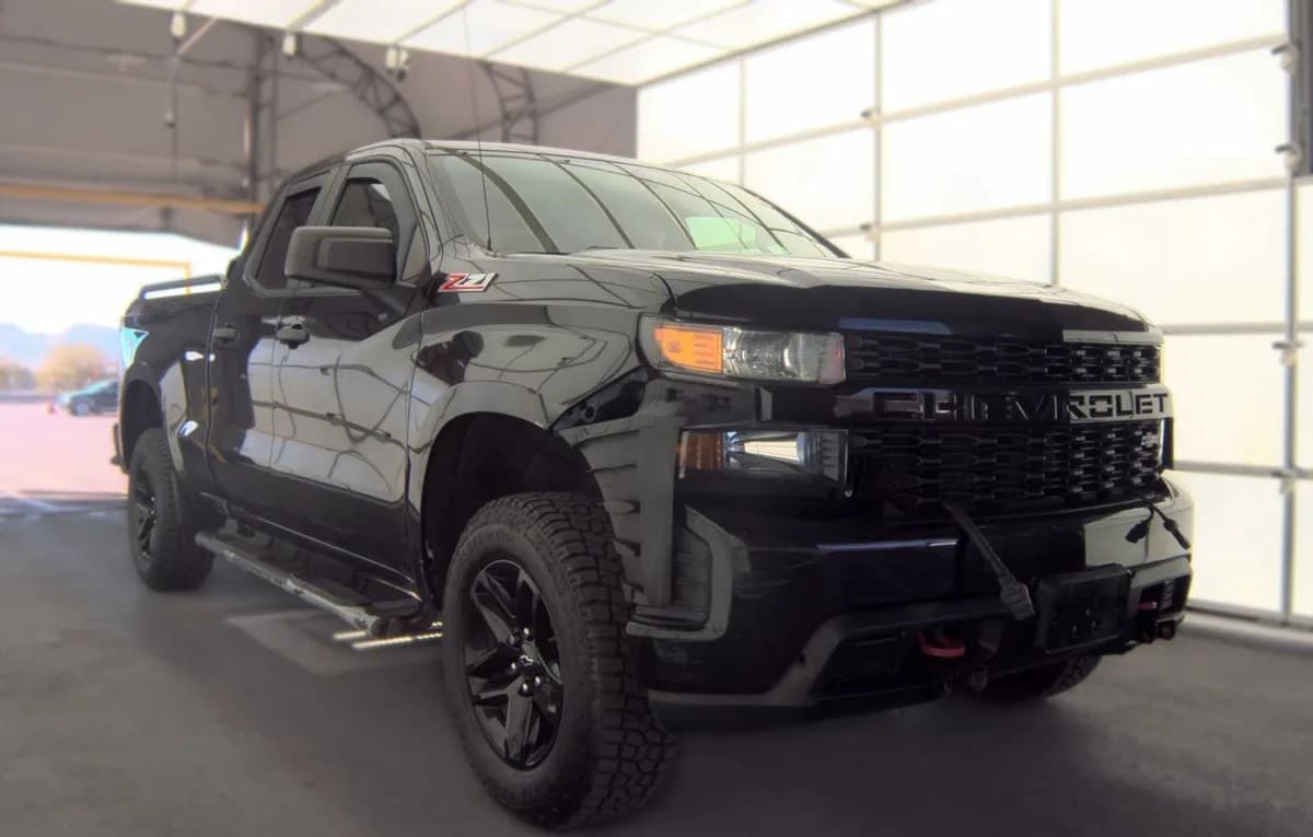 2020 CHEVROLET SILVERADO 1500 CUSTOM TRAIL BOSS EXTENDED CAB MEDIUM BED 2CX 4