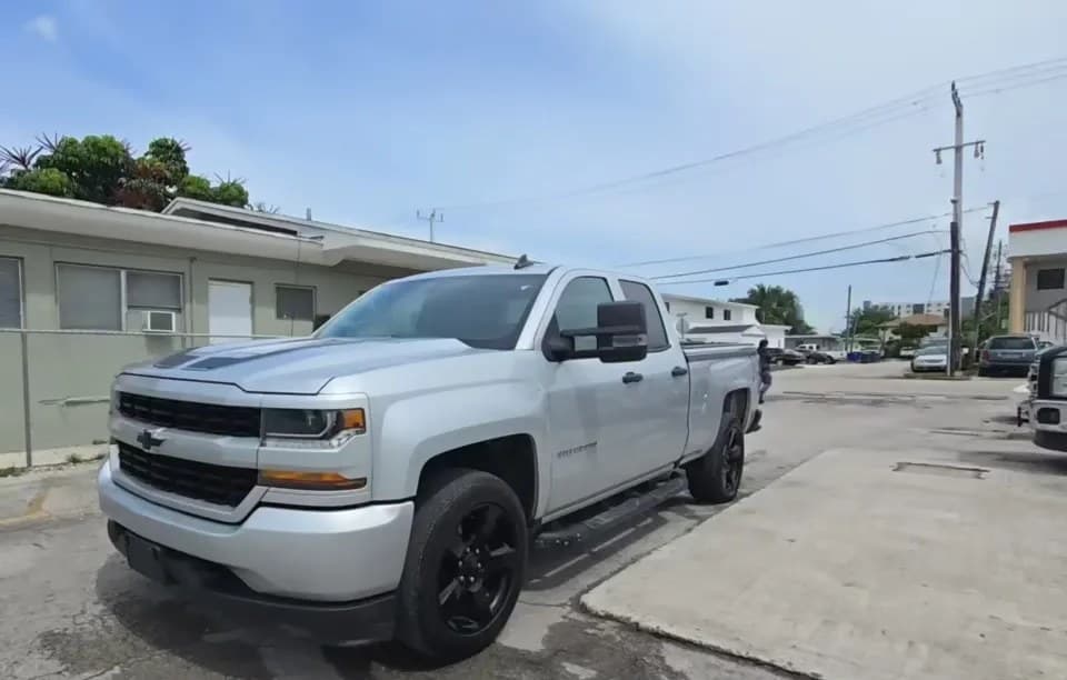 2018 CHEVROLET SILVERADO 1500 CUSTOM EXTENDED CAB MEDIUM BED 1CX