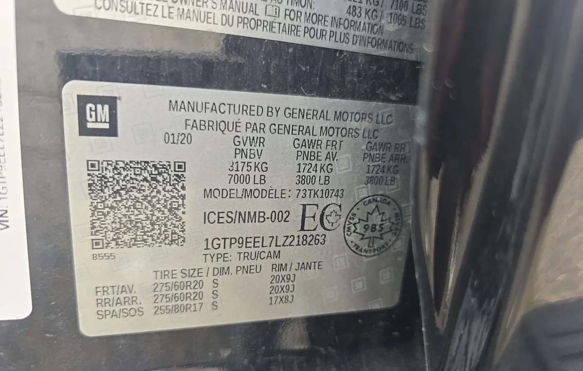 2020 GMC SIERRA 1500 AT4 CREW CAB MEDIUM BED 3