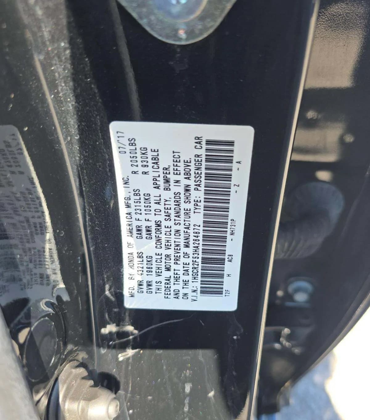 2017 HONDA ACCORD Sport 3
