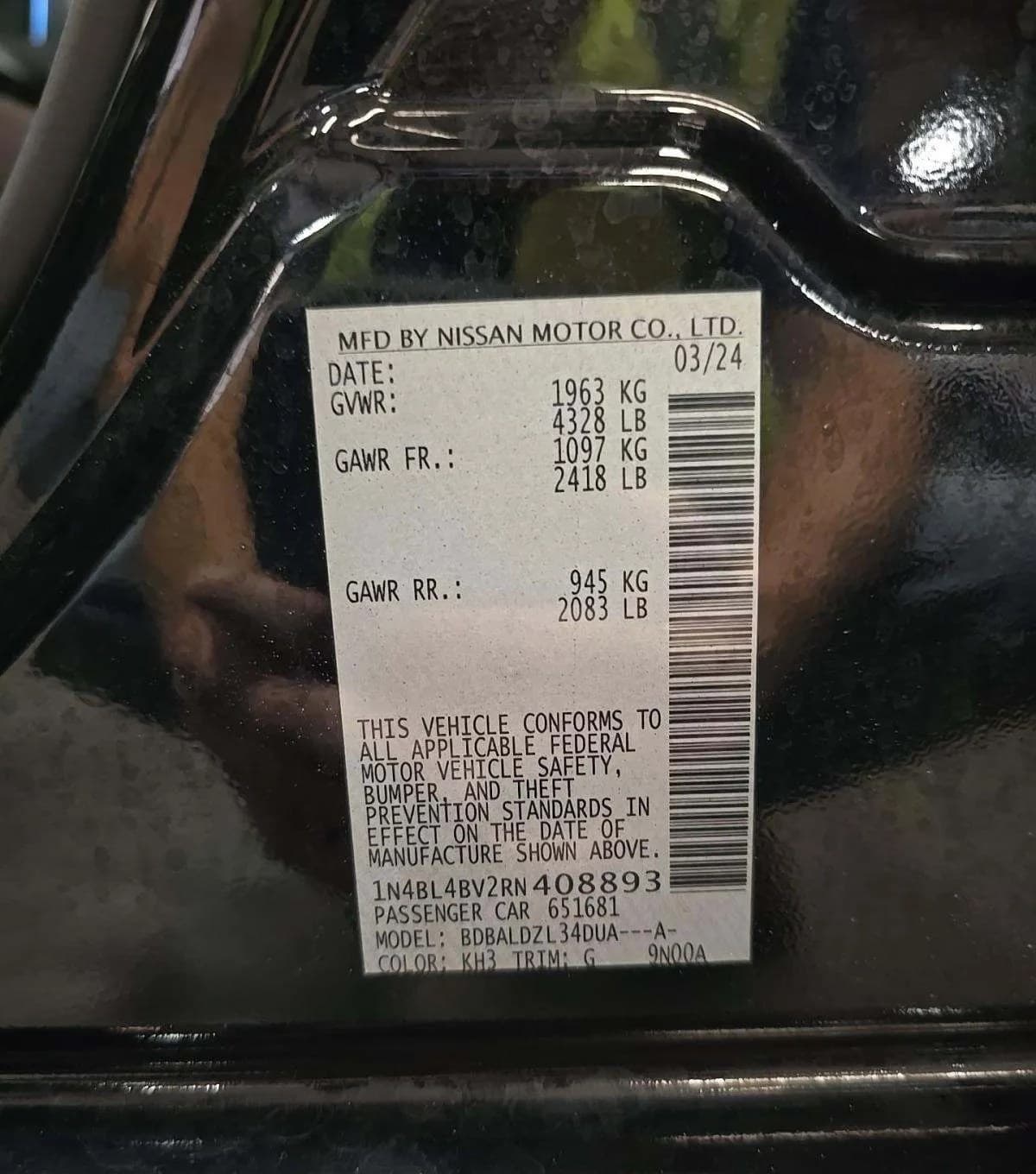 2024 NISSAN ALTIMA 2.5 S 3