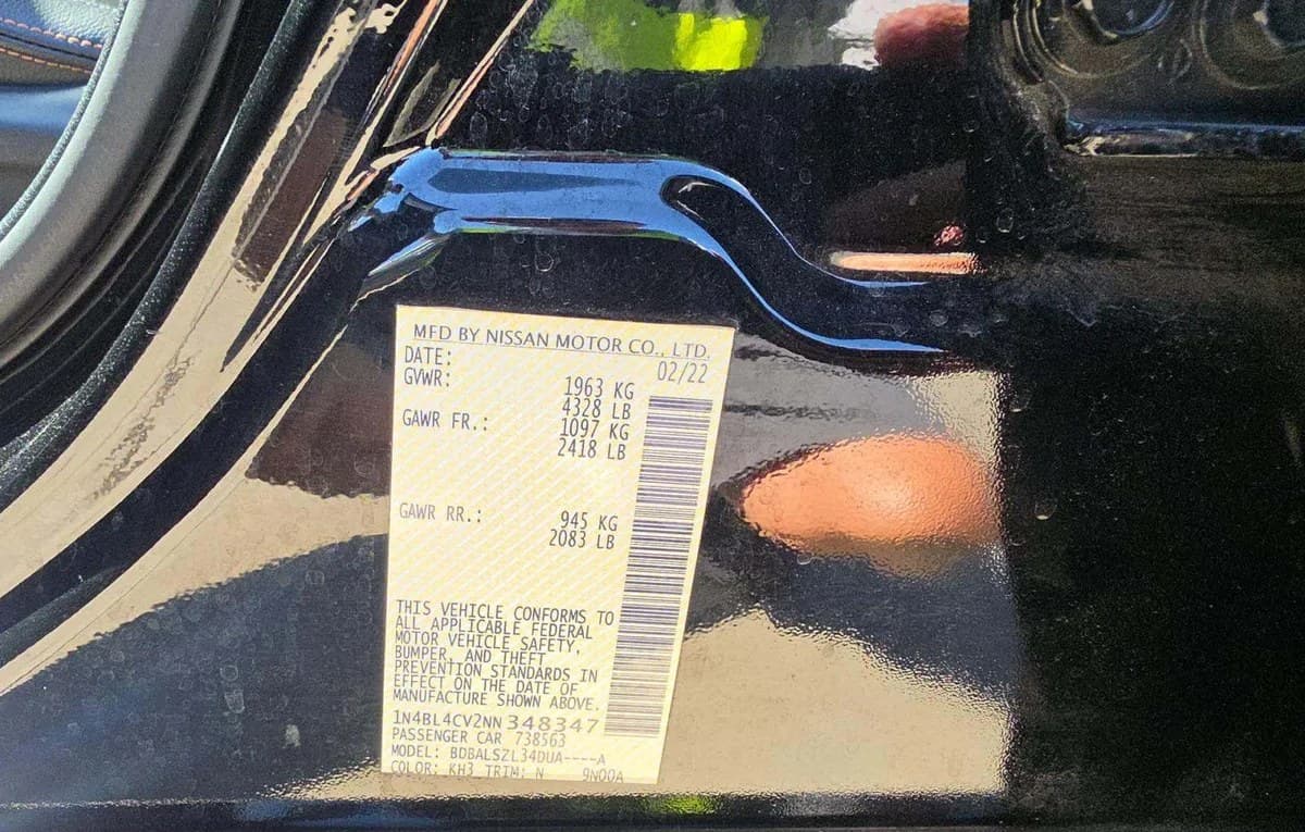 2022 NISSAN ALTIMA SR 3