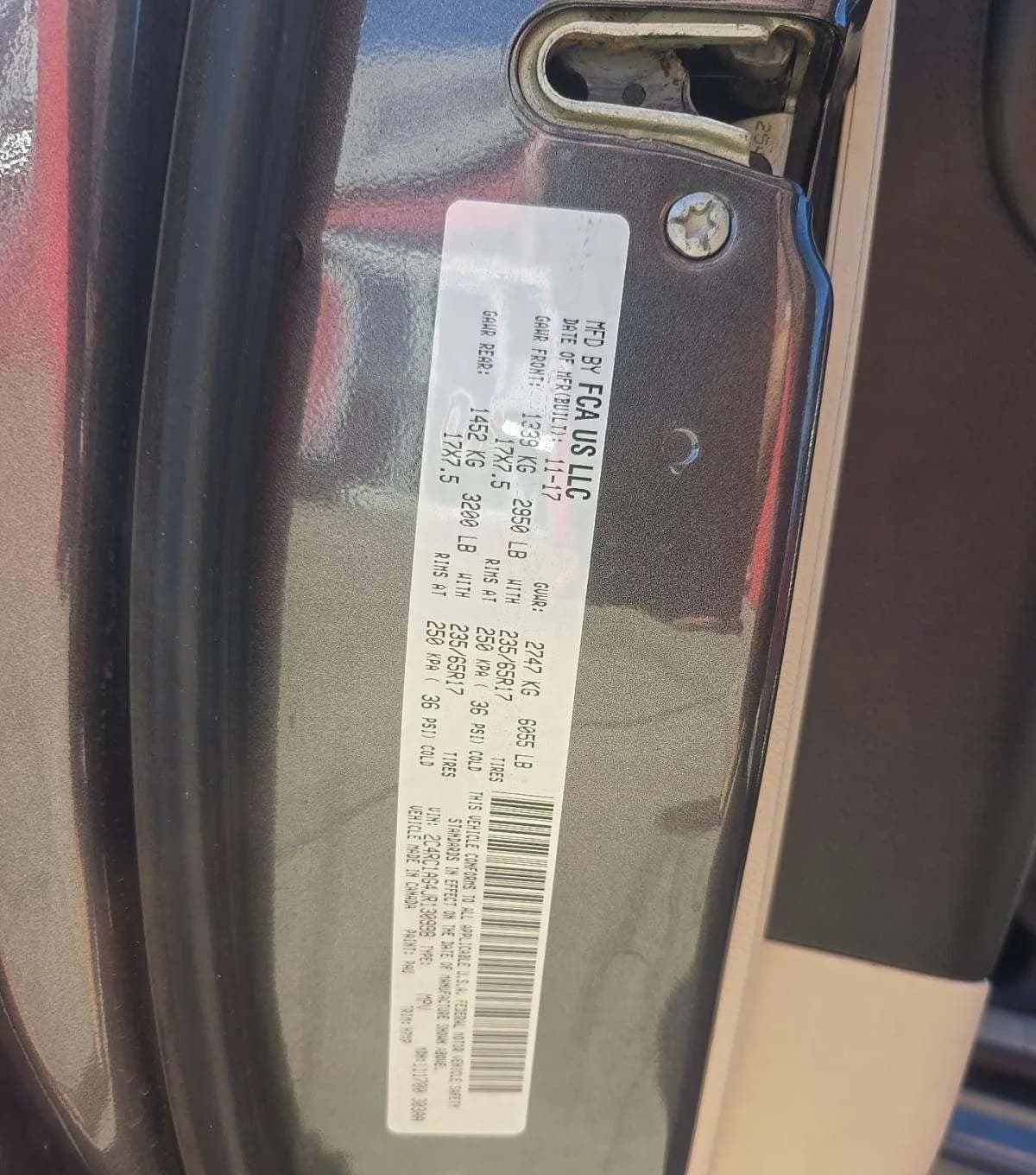 2018 CHRYSLER PACIFICA L 121.6" WB 3